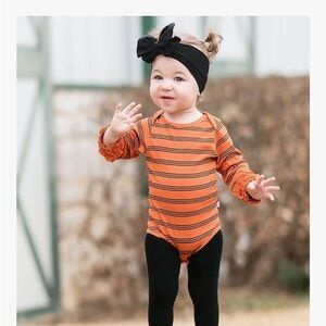 Ruffle Butts Black Footless Tights